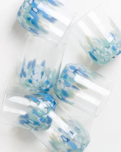Alegria Glas groß blau 6er-Set