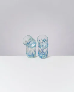 Alegria Glas groß blau 4er-Set