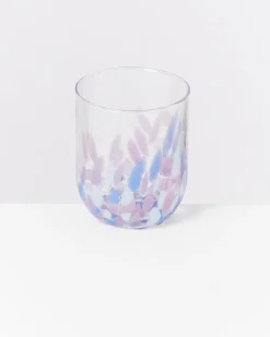 Alegria Glas groß lila blau 4er-Set