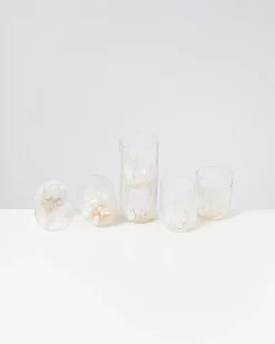 Alegria Glas groß sand 6er-Set