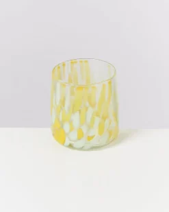 Alegria Glas klein gelb sand 6er-Set