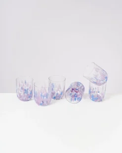 Alegria - Glass large drops lilac