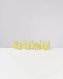 Alegria - Glass small big drops yellow