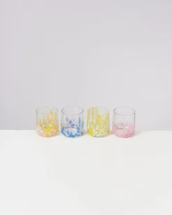 Alegria - Glass small big drops blue