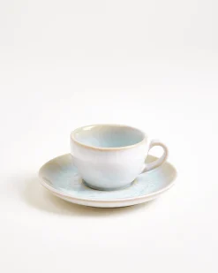 Areia Espressotasse & Espressountertasse classic azur 4er-Set