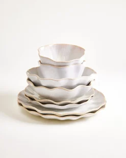 Areia Geschirr-Set shell sand 8-teilig