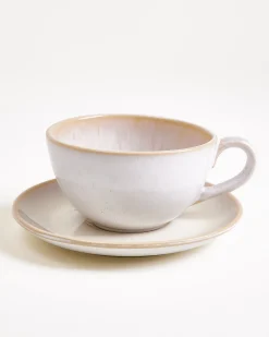 Areia 6-Piece Set Teacup & Large Saucer classic sand