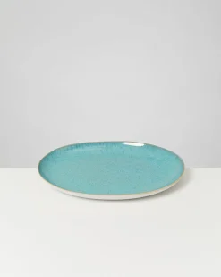 Areia Servierplatte L oval aqua