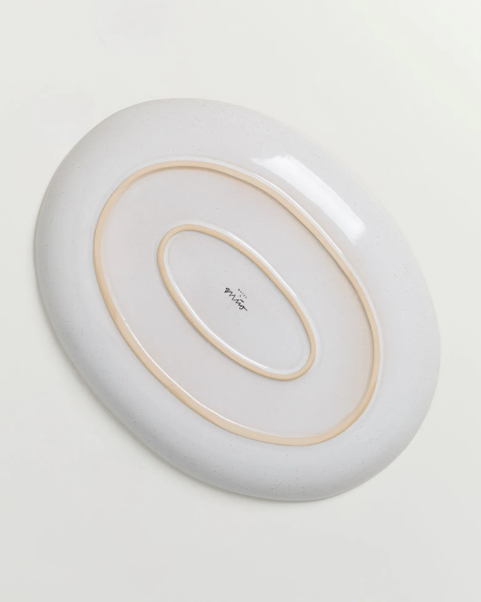 Areia Servierplatte L oval rosé