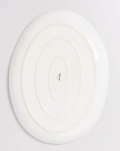 Areia Servierplatte XL oval grau