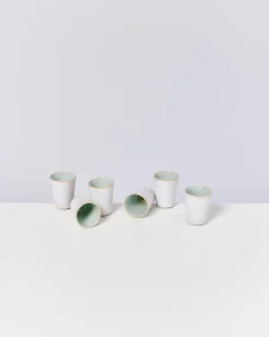 Areia - Set of 6 Espressocups mint