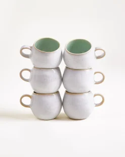 Areia - Set of 6 Espressomugs mint