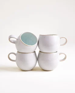 Areia - Set of 4 Mugs small azur