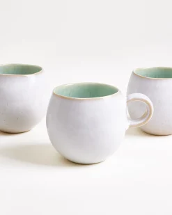 Areia - Set of 6 Mugs small mint