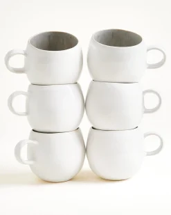 Areia Tasse groß grau 6er-Set