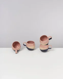 Bica - Mug small pink navy cream