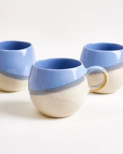 Bica Tasse klein cornflower sand 4er-Set