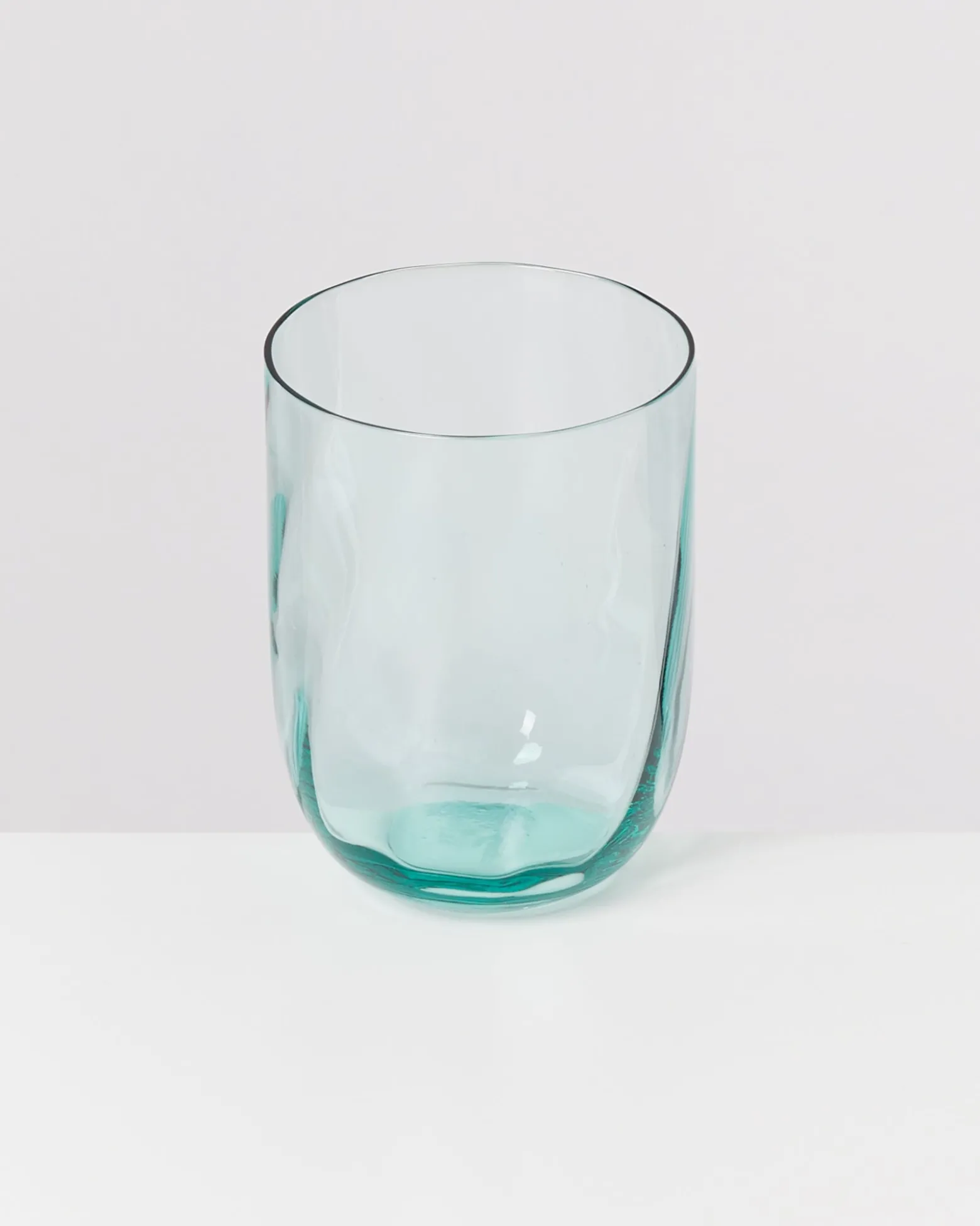 Calma Glas groß swirl grün 6er-Set