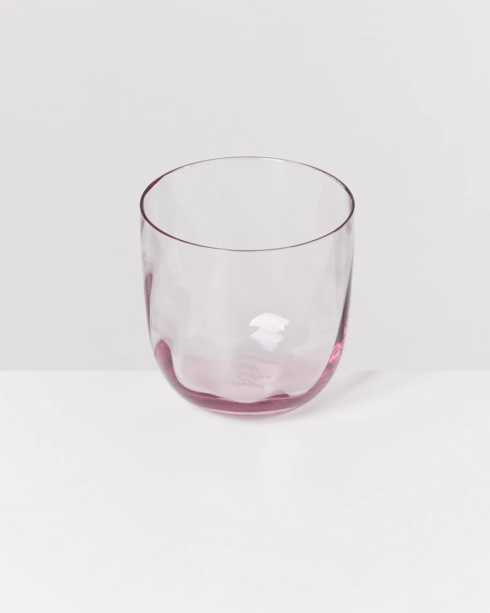 Calma Glas klein swirl lila 6er-Set