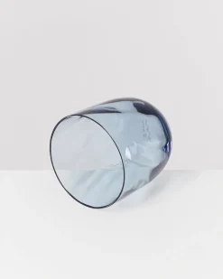 Calma - Glass small swirl blue