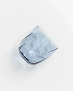 Calma - Glass small swirl blue