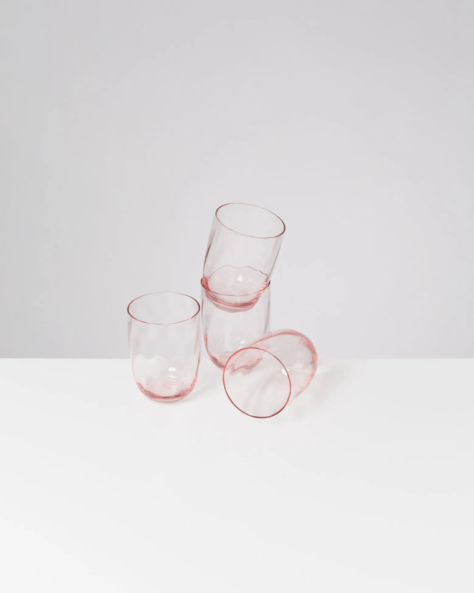 Calma set of 4 glasses large swirl rosé