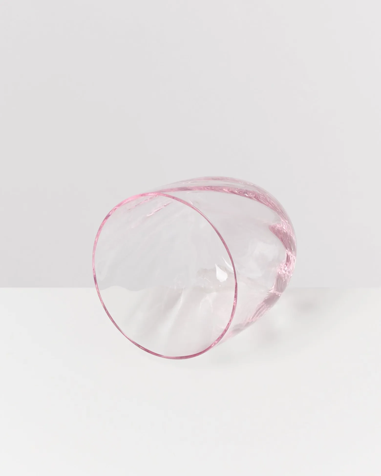 Calma - Set of 6 glass small swirl rosé