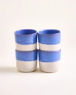 Coimbra Becher groß cornflower 4er-Set