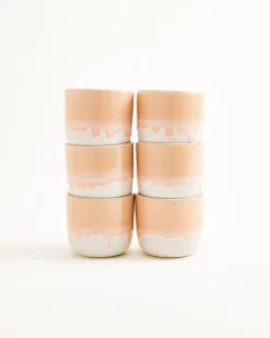 Coimbra Becher klein apricot 6er-Set