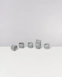 Coimbra Espressobecher graublau 6er-Set