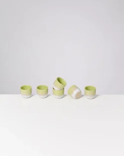Coimbra - Espresso cup lime Set of 6