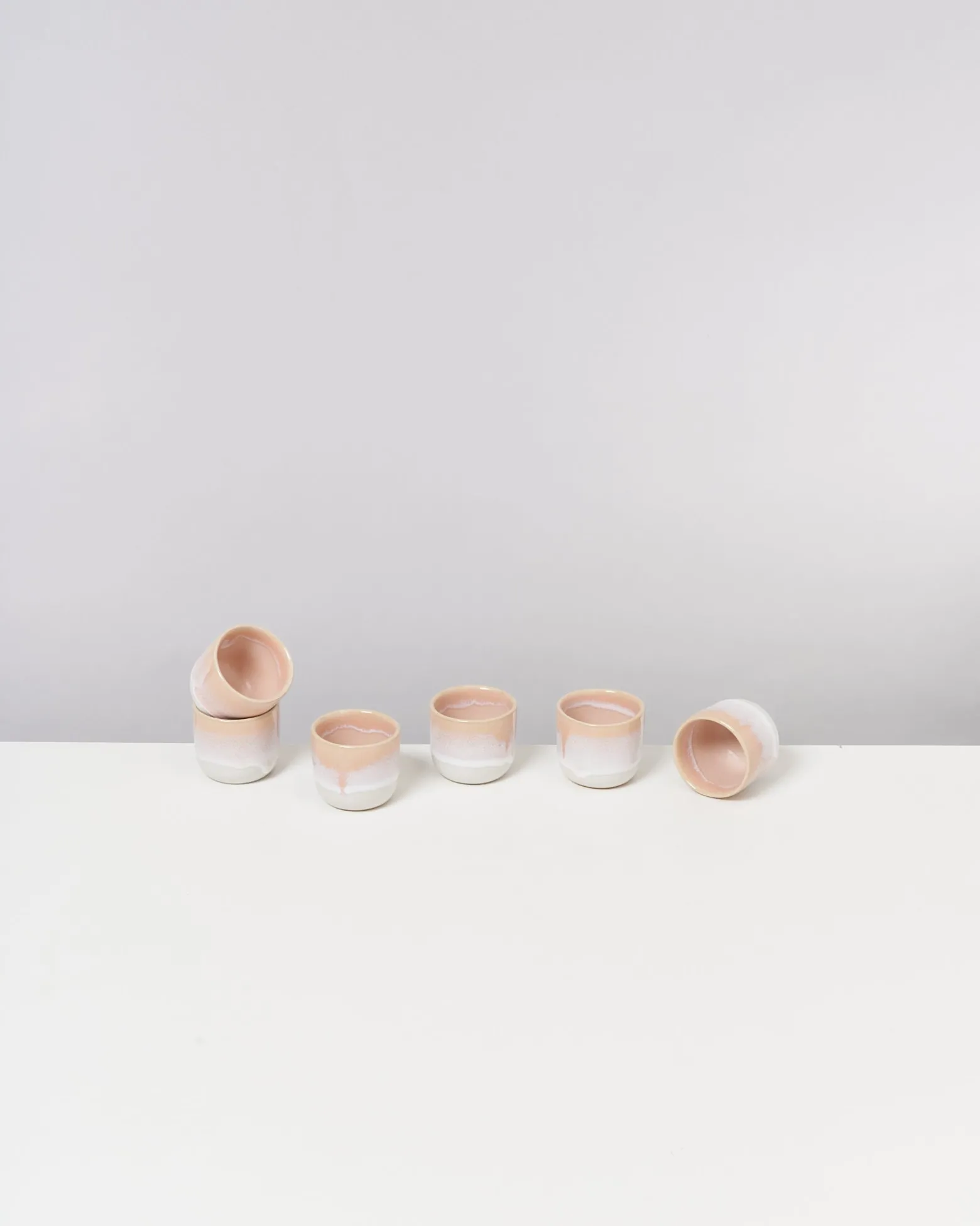 Coimbra - Set of 6 Espressocups apricot