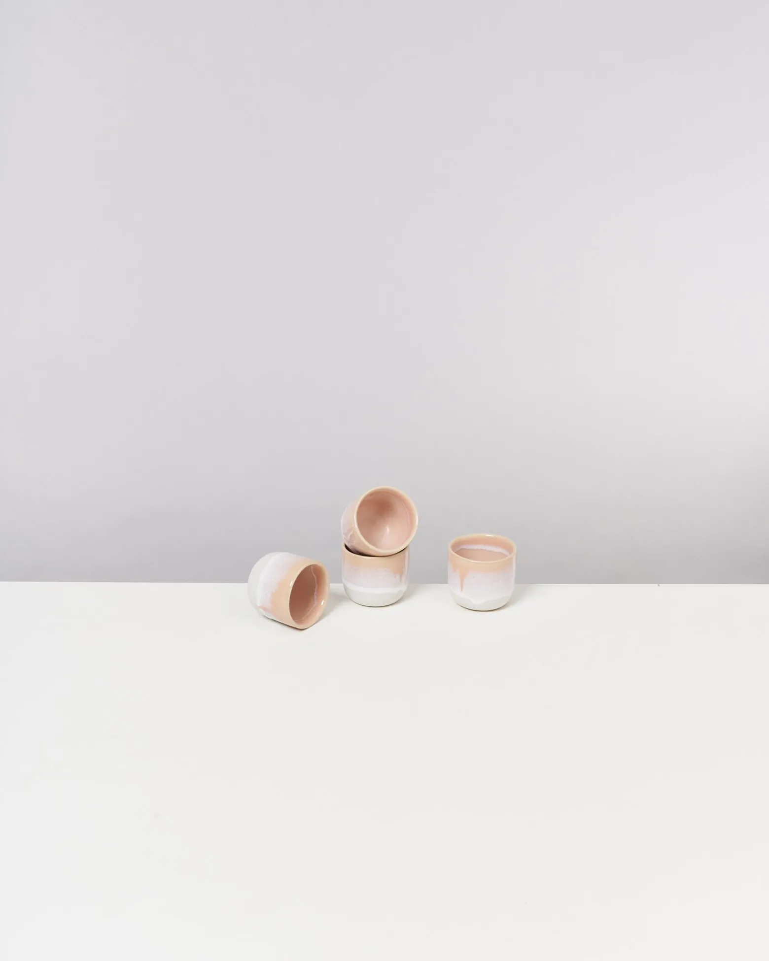 Coimbra - Set of 4 Espressocups apricot