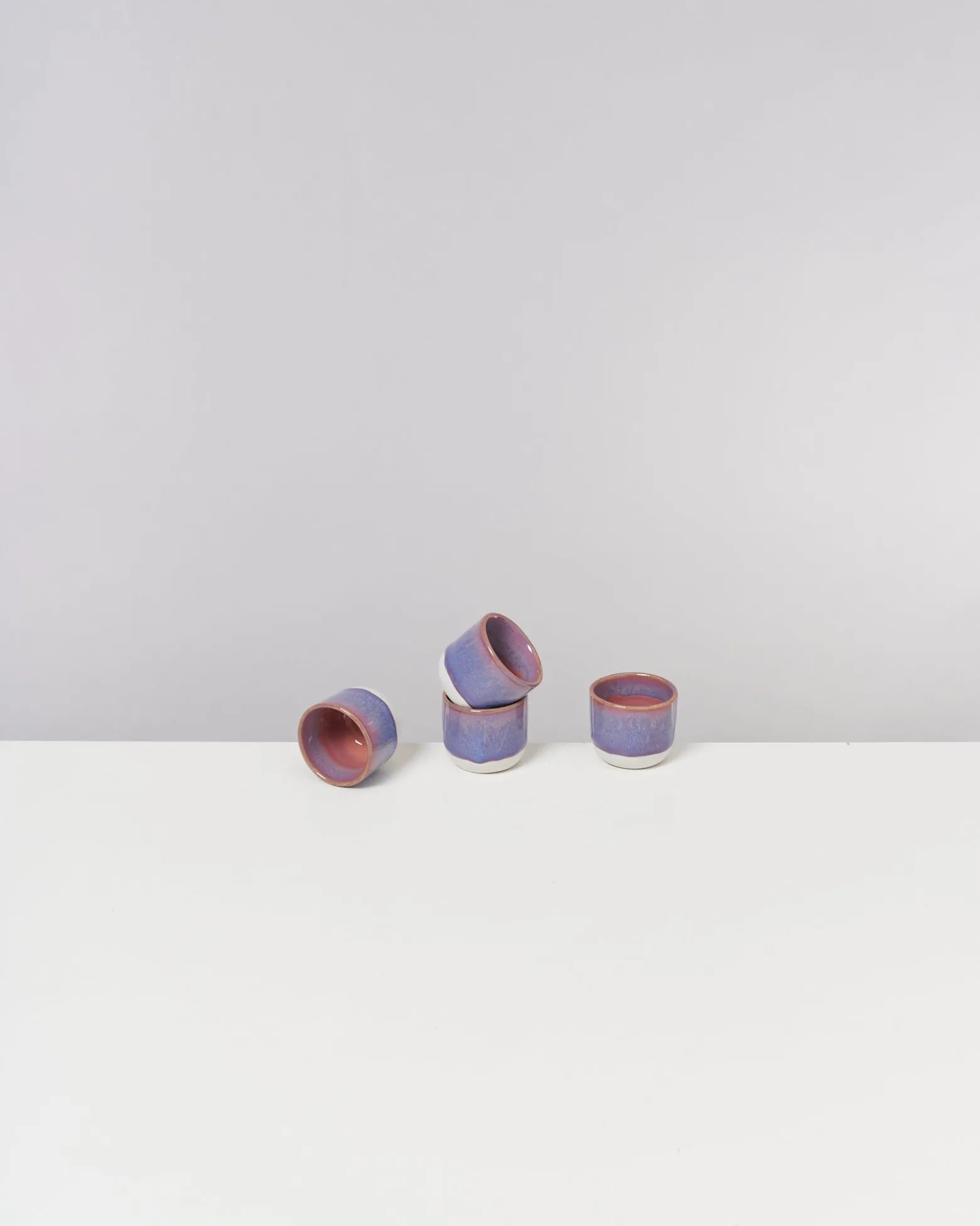 Coimbra - Set of 4 Espressocups lilac pink
