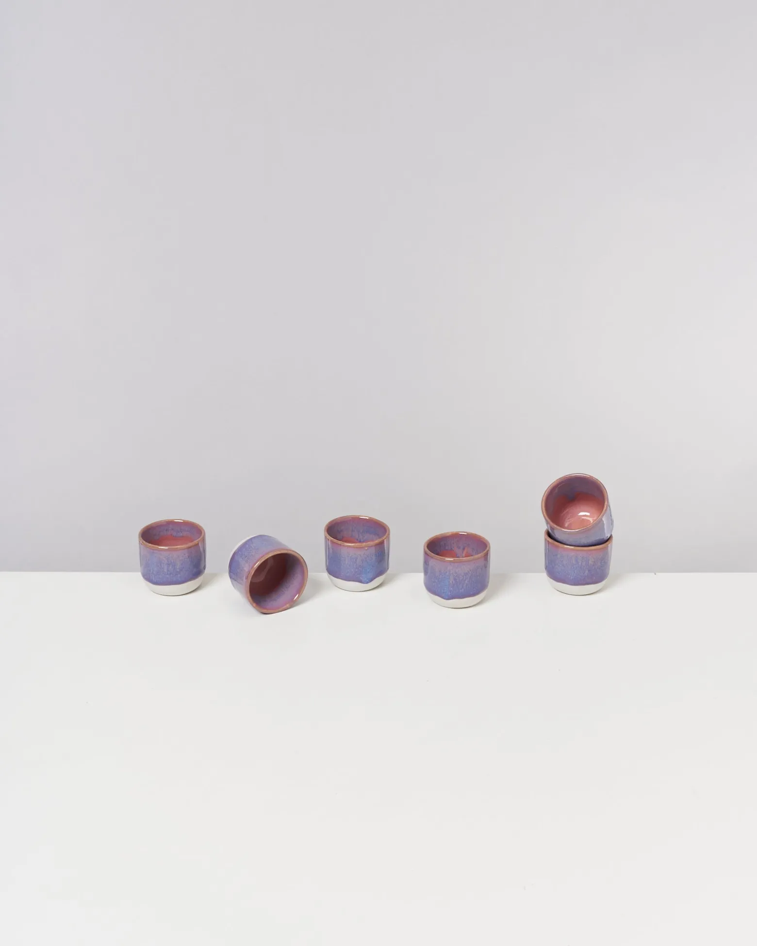 Coimbra - Set of 6 Espressocups lilac pink