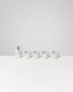 Coimbra - Set of 6 Espressocups pastel green