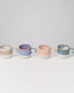 Coimbra Tasse groß Pastel Flow mix 4er-Set