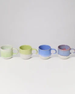 Coimbra Tasse groß Vibrant Glow mix 4er-Set