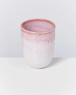 Copa Alto Becher groß rosa weiß 6er-Set