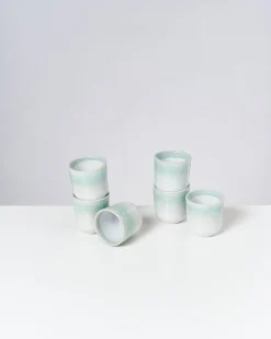 Copa Alto - Set of 6 Cups small jade