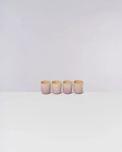 Copa Alto - Set of 4 Espressocups pastel rose