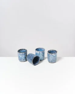 Cordoama Becher klein blau 4er-Set