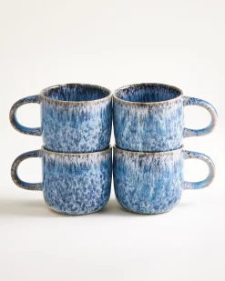 Cordoama Tasse groß blau 4er-Set
