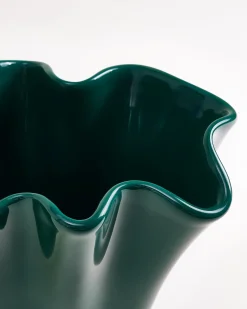 Duna vase L dark green
