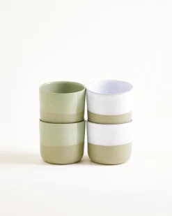 Dusty Sage Becher klein salbeigrün 4er-Set