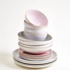 Geschirr-Set Endless Summer grau rosé 16-teilig
