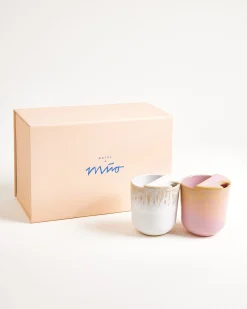 Gift Set Copa Alto Small To-Go cups sand rosé 3 pieces