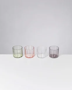 Joia Glas klein flower mix 4er-Set