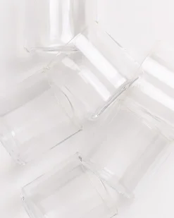 Joia Glas klein flower transparent 6er-Set