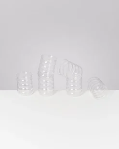 Joia - Large glass Bubble transparent Set of 6